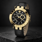 Versace V-Race Men's Watch – Black 46 mm – VEBV00119 dark luxury view – VEBV00119