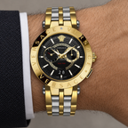 Versace V-Race Men's Watch – Black 46 mm – VEBV00519 on wrist – VEBV00519