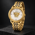 Versace Palazzo Empire Men's Watch – White 43 mm – VERD00418 dark luxury view – VERD00418