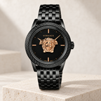 Versace Palazzo Empire Men's Watch – Black 43 mm – VERD00518 studio product view – VERD00518