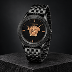 Versace Palazzo Empire Men's Watch – Black 43 mm – VERD00518 dark luxury view – VERD00518
