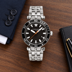 Versace Greca Sport Men's Watch – Black 43 mm – VEZ300321 lifestyle view – VEZ300321
