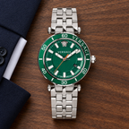 Versace Greca Sport Men's Watch – Green 43 mm – VEZ300421 lifestyle view – VEZ300421
