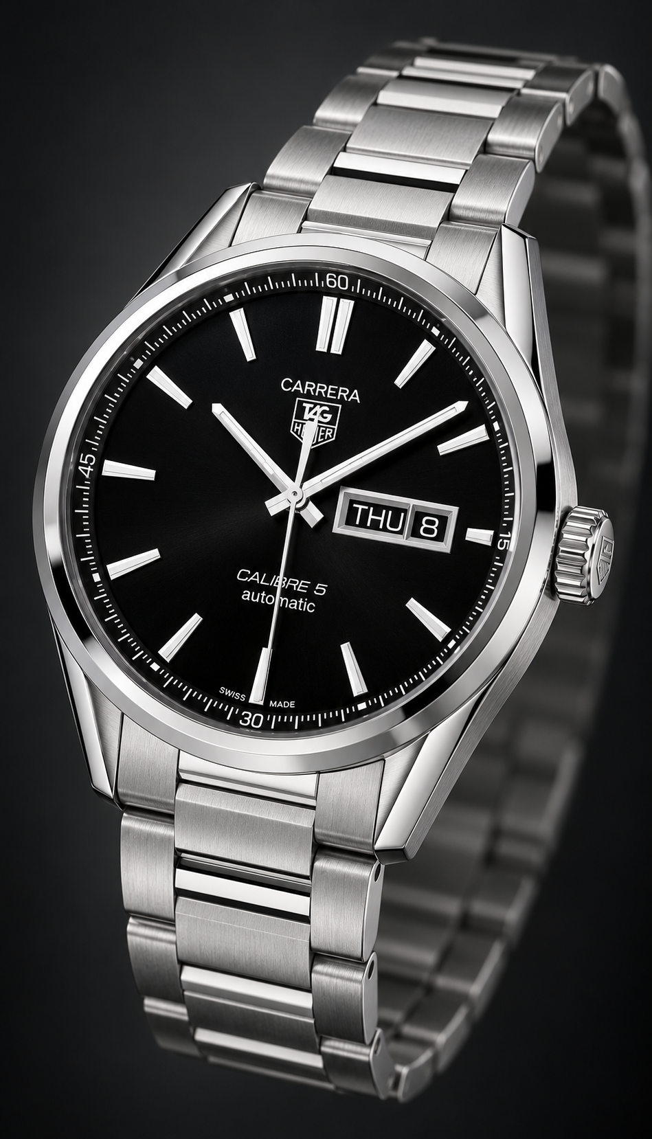 TAG Heuer Carrera Calibre 5 Day-Date Automatic 41mm WAR201A.BA0723