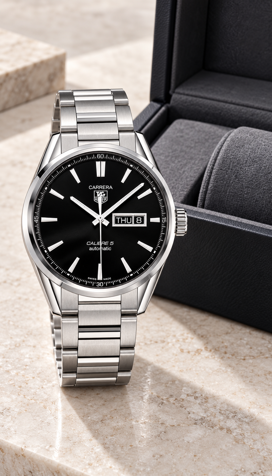 TAG Heuer Carrera Calibre 5 Day-Date Automatic 41mm WAR201A.BA0723