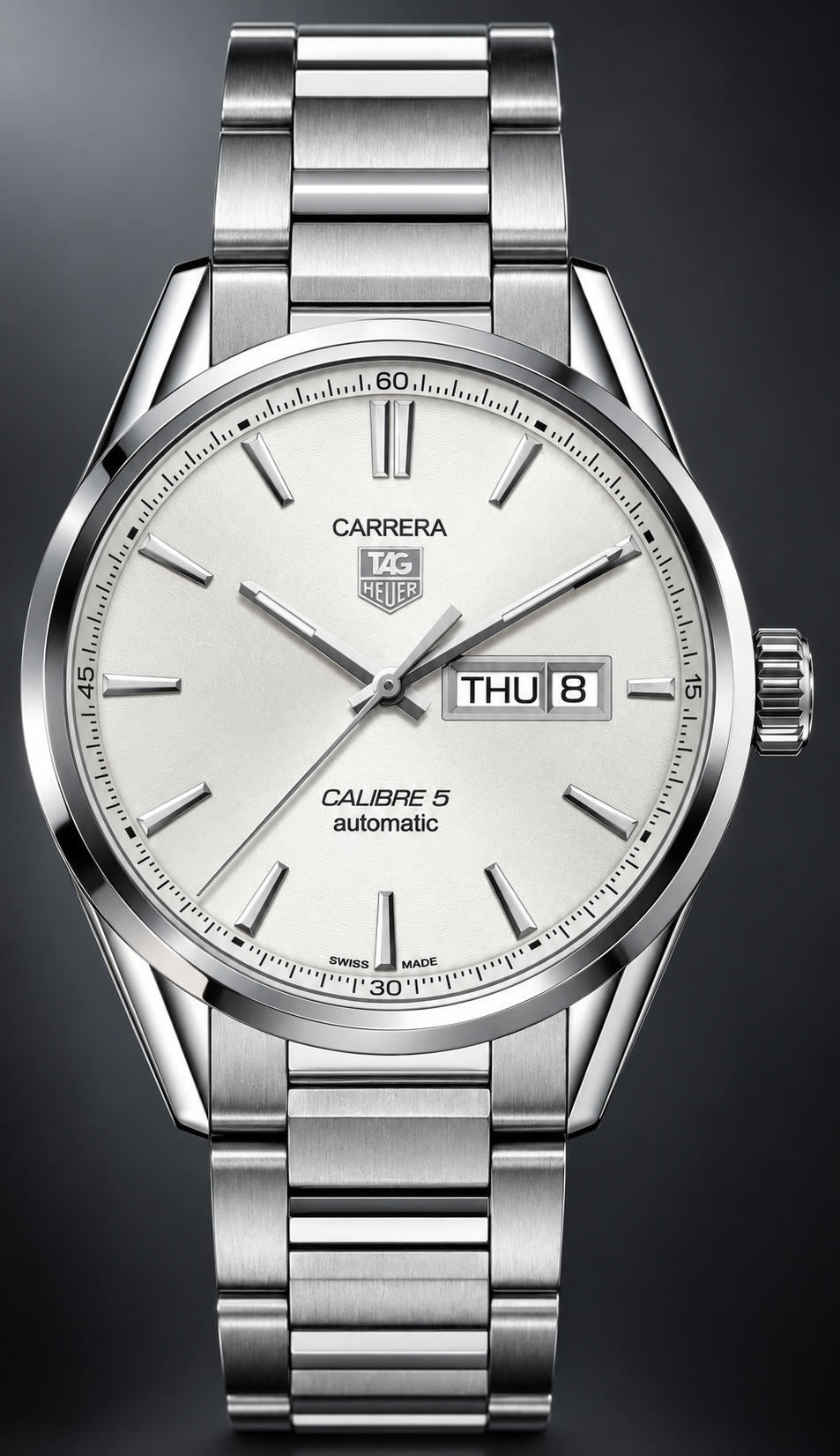 TAG Heuer Carrera Calibre 5 Day-Date Automatic 41mm WAR201B.BA0723