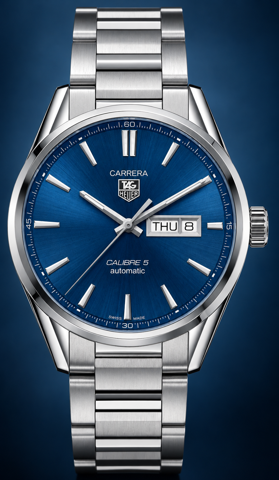 TAG Heuer Carrera Calibre 5 Day-Date Automatic 41mm WAR201E.BA0723