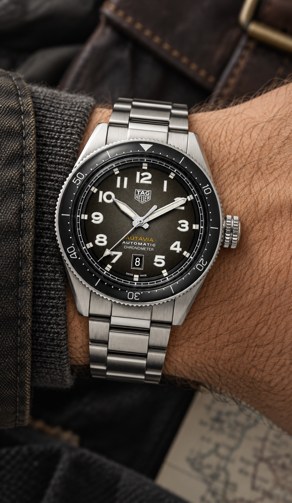 TAG Heuer Autavia Calibre 5 COSC Automatic 42mm WBE5114.EB0173