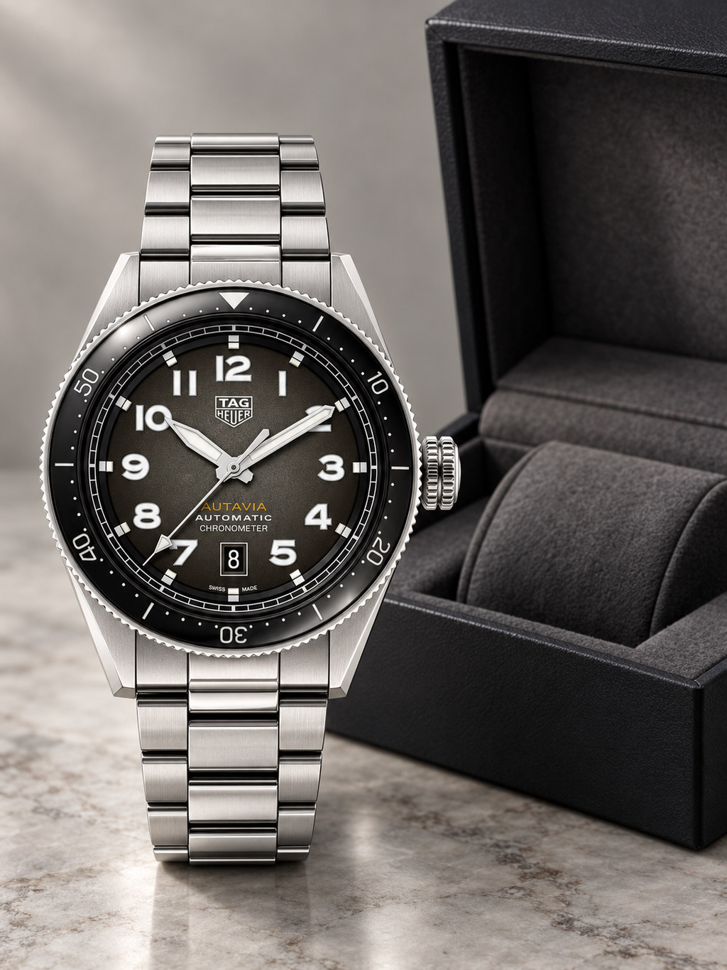 TAG Heuer Autavia Calibre 5 COSC Automatic 42mm WBE5114.EB0173