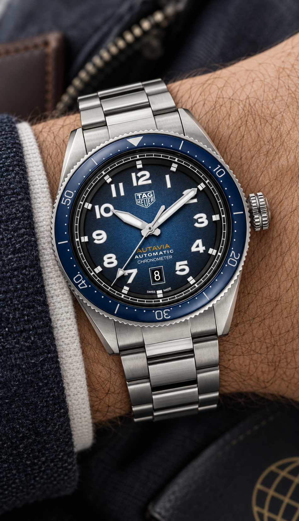 TAG Heuer Autavia Calibre 5 COSC Automatique 42mm WBE5116.EB0173
