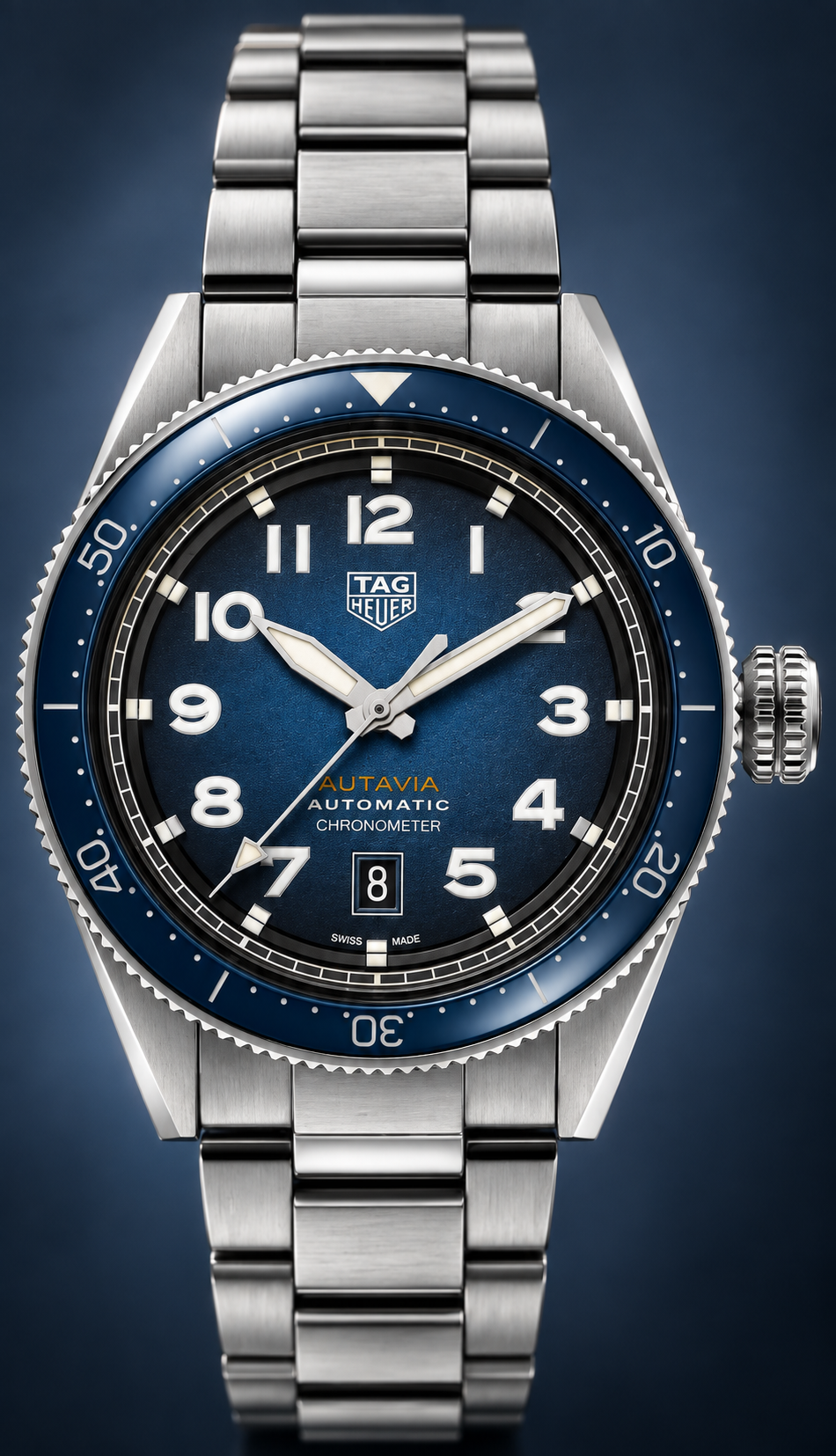 TAG Heuer Autavia Calibre 5 COSC Automatic 42mm WBE5116.EB0173
