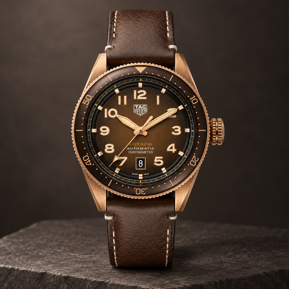 TAG Heuer Autavia Bronze Automatic Chronometer 42mm WBE5191.FC8276