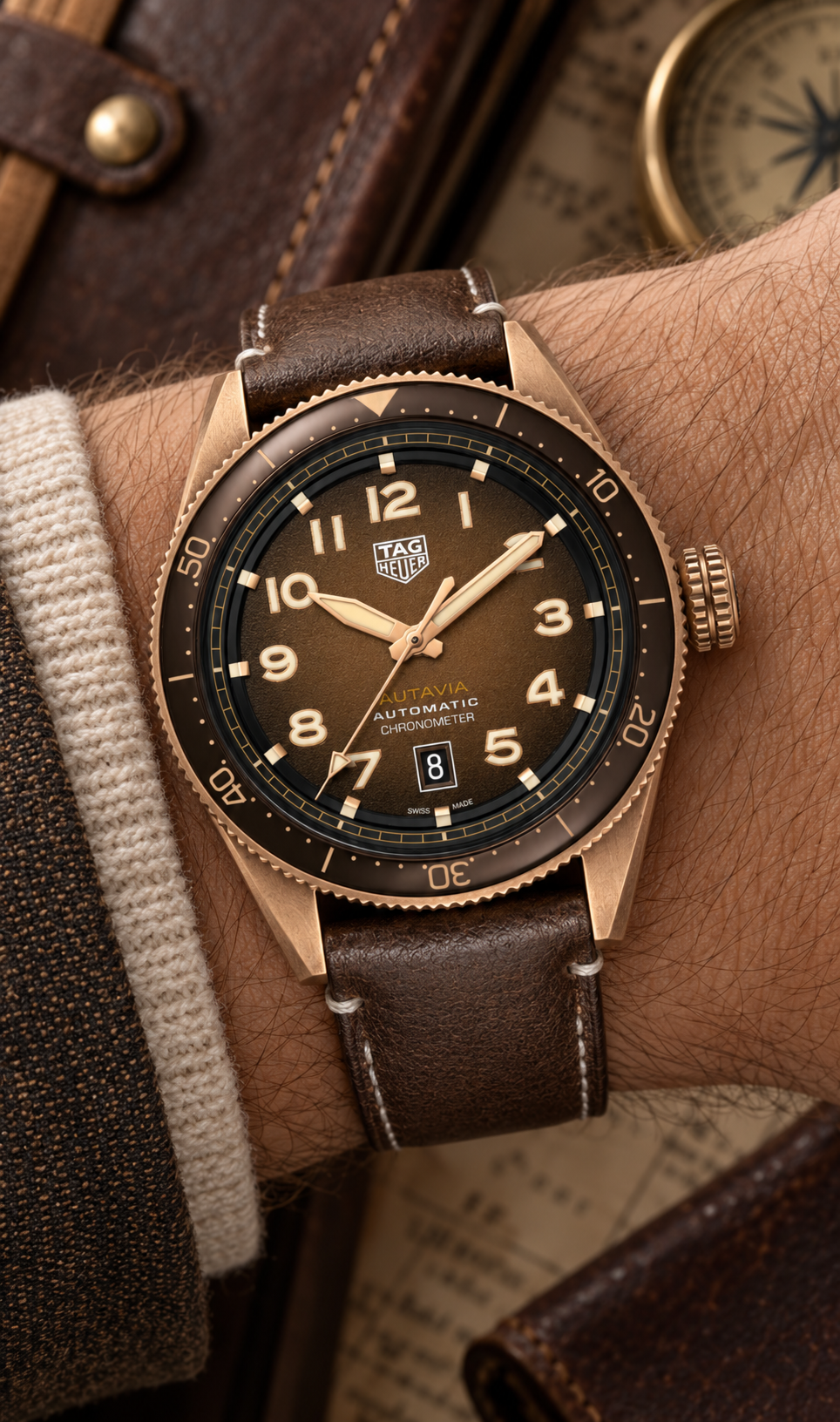 TAG Heuer Autavia Bronze Automatic Chronometer 42mm WBE5191.FC8276