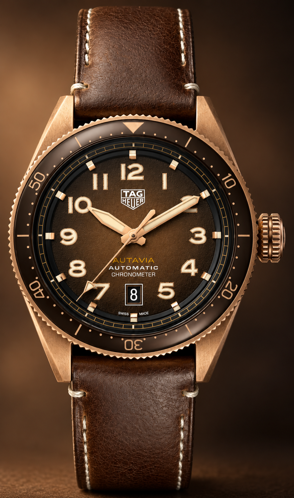 TAG Heuer Autavia Bronze Automatic Chronometer 42mm WBE5191.FC8276