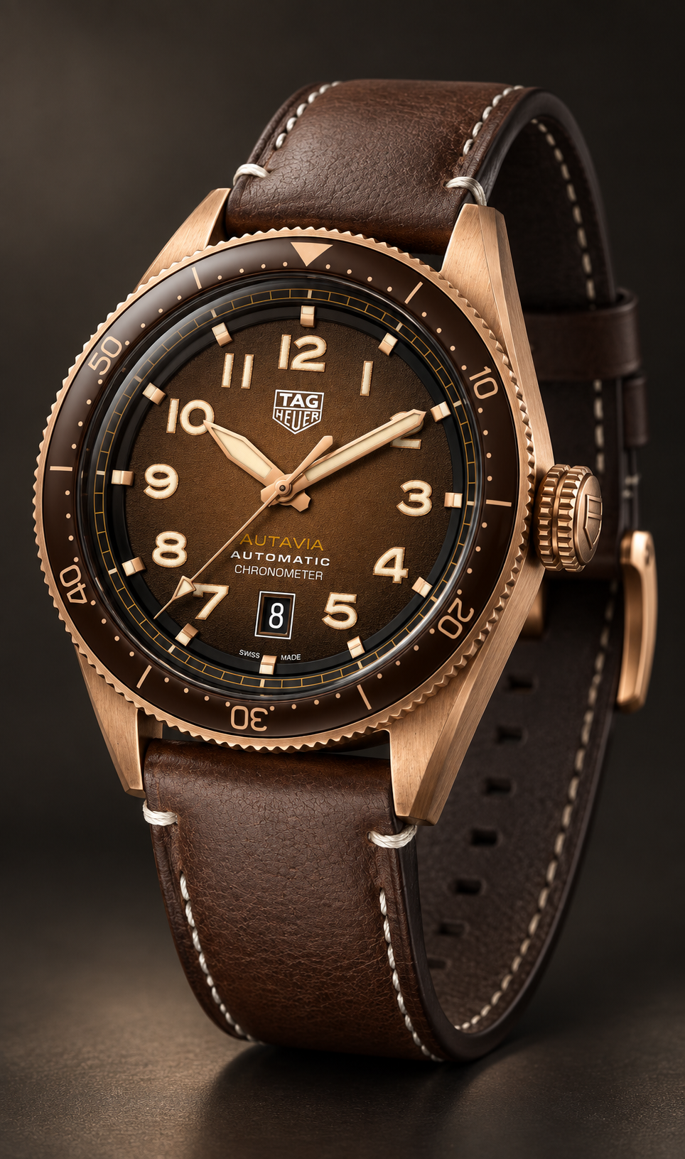 TAG Heuer Autavia Bronze Automatic Chronometer 42mm WBE5191.FC8276