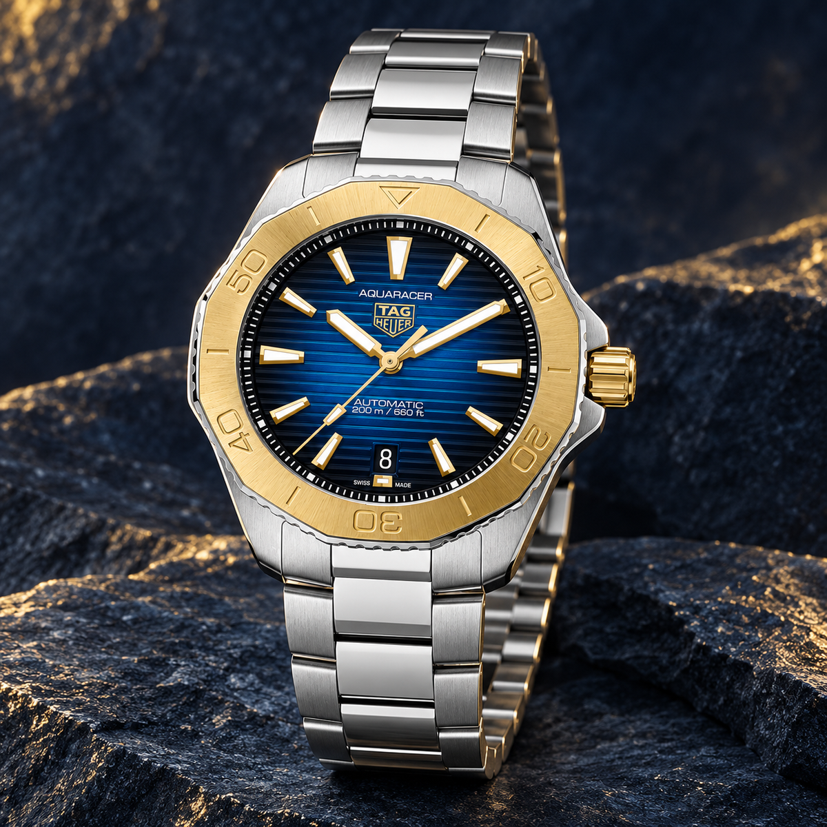 TAG Heuer Aquaracer Professional 200 Two-Tone Automatic 40mm WBP2150.BA0627