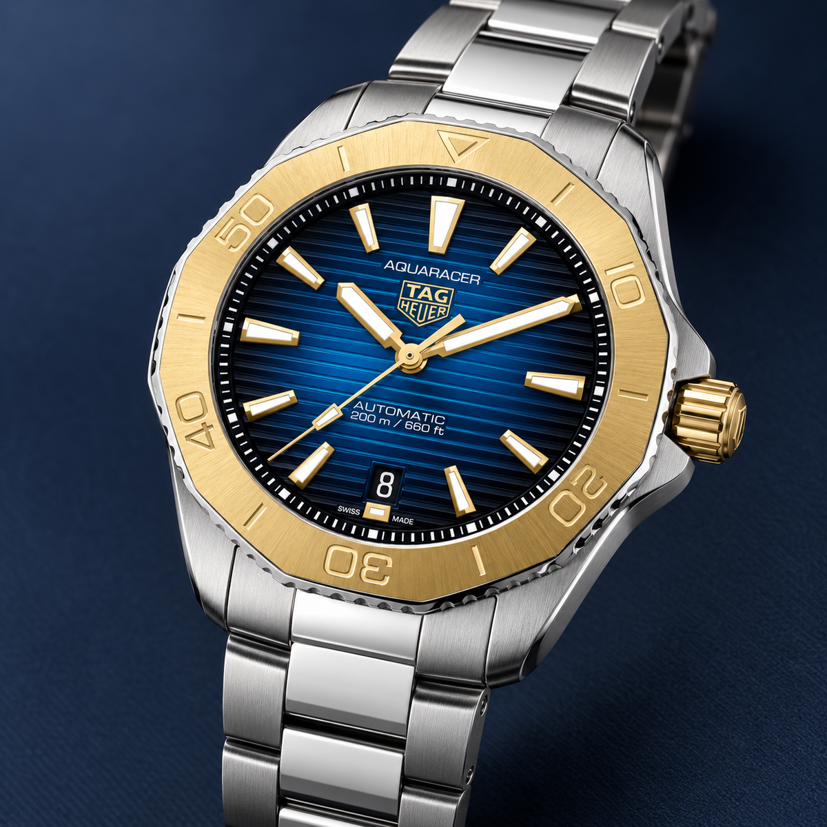 TAG Heuer Aquaracer Professional 200 Two-Tone automatique 40mm WBP2150.BA0627