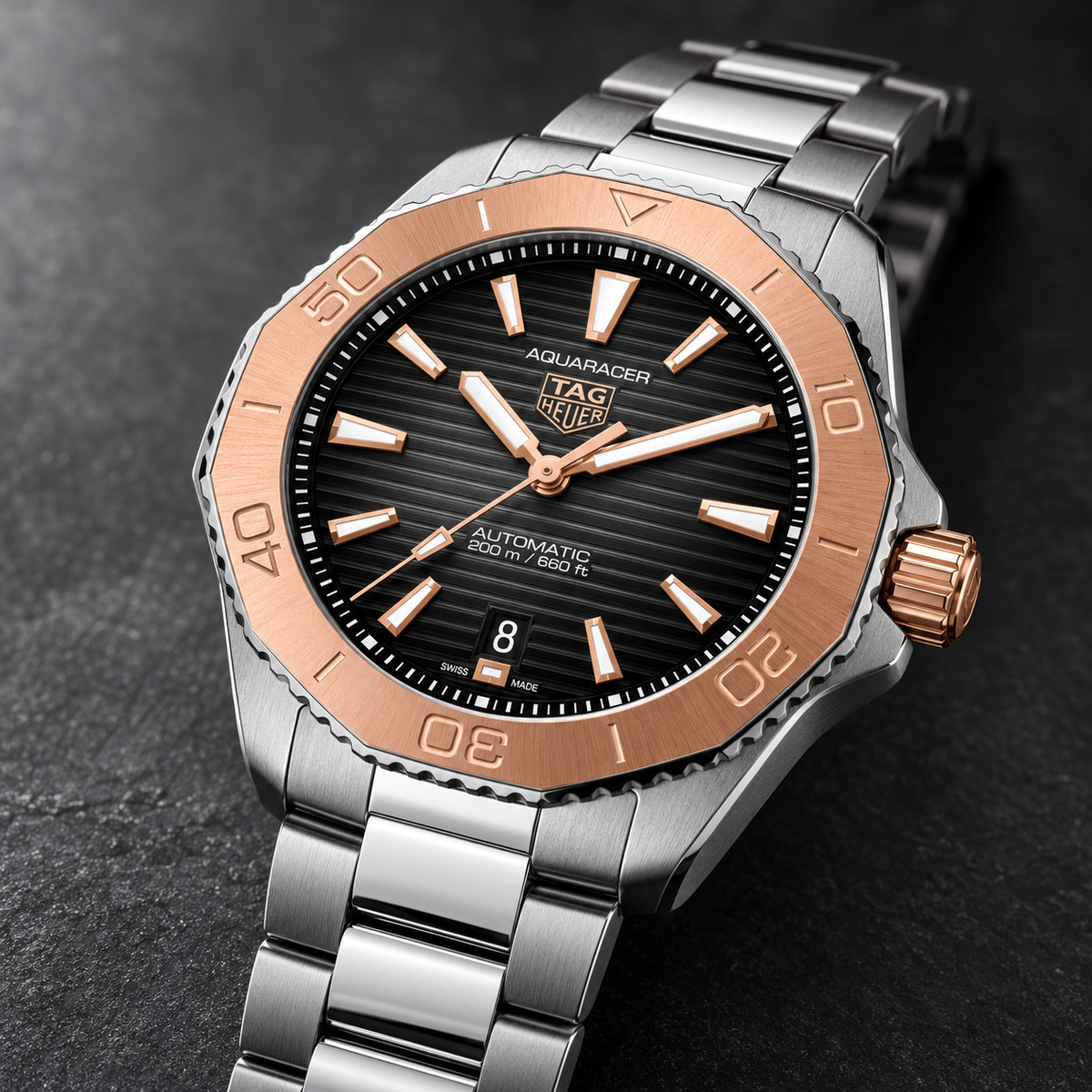 TAG Heuer Aquaracer Professional 200 Two-Tone Automatic 40mm WBP2151.BA0627