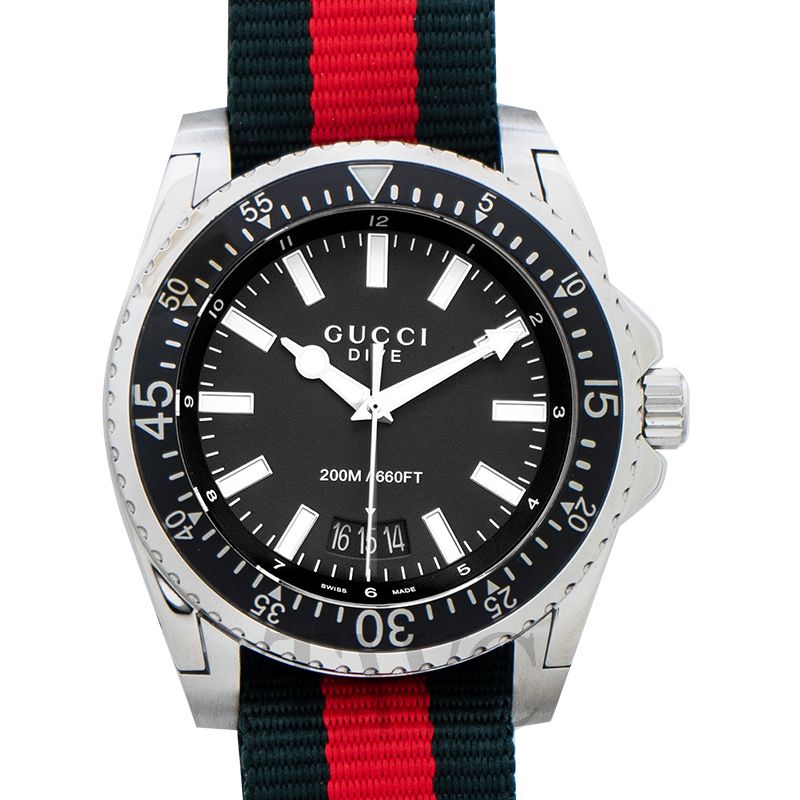 Gucci Dive XL 45mm Web Strap Men's Watch YA136206 product view 1
