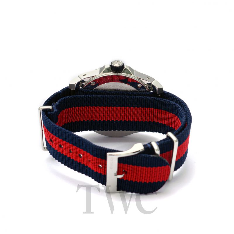 Gucci Dive XL 45mm Blue Red NATO Men's Watch YA136210 product view 3